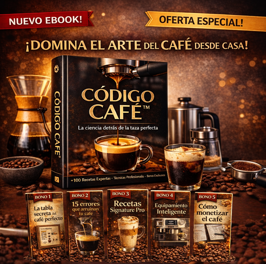 "Código Café™ La ciencia detrás de la taza perfecta (100 recetas + método profesional) + 5 BONOS